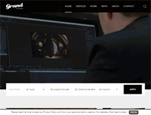 Tablet Screenshot of grandvisual.com